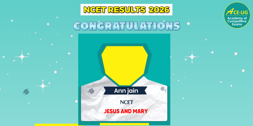 Ace-UG ncet result 2026 Ann Jain