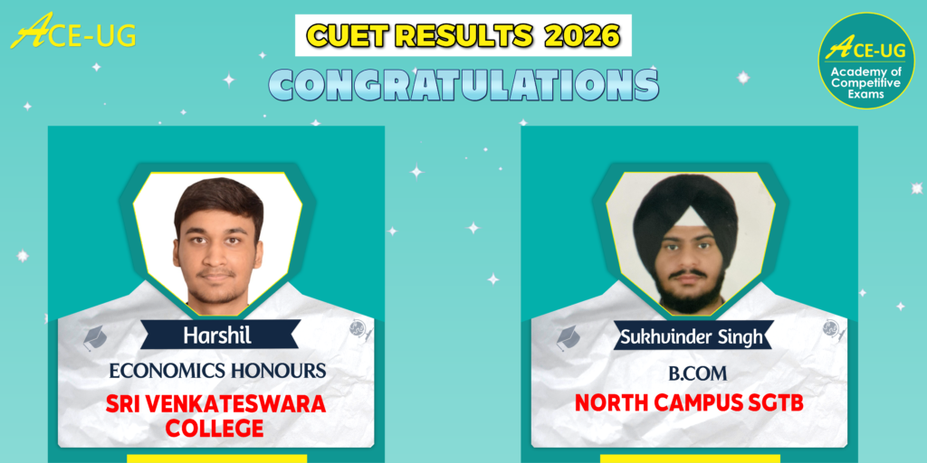 Ace-UG ncet result 2026 Harshil, Sukhvinder Singh