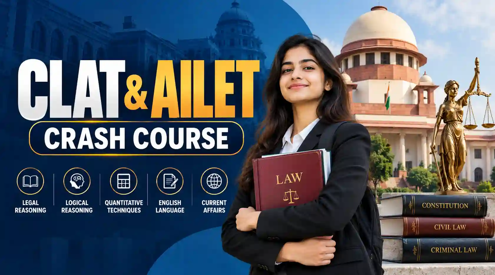 CLAT and AILET Crash Course
