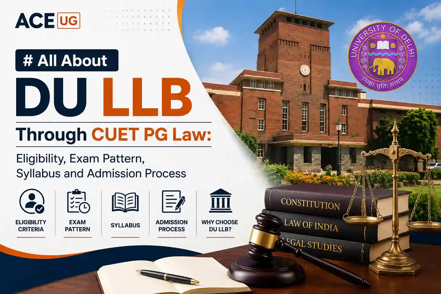 DU LLB Through CUET PG Law