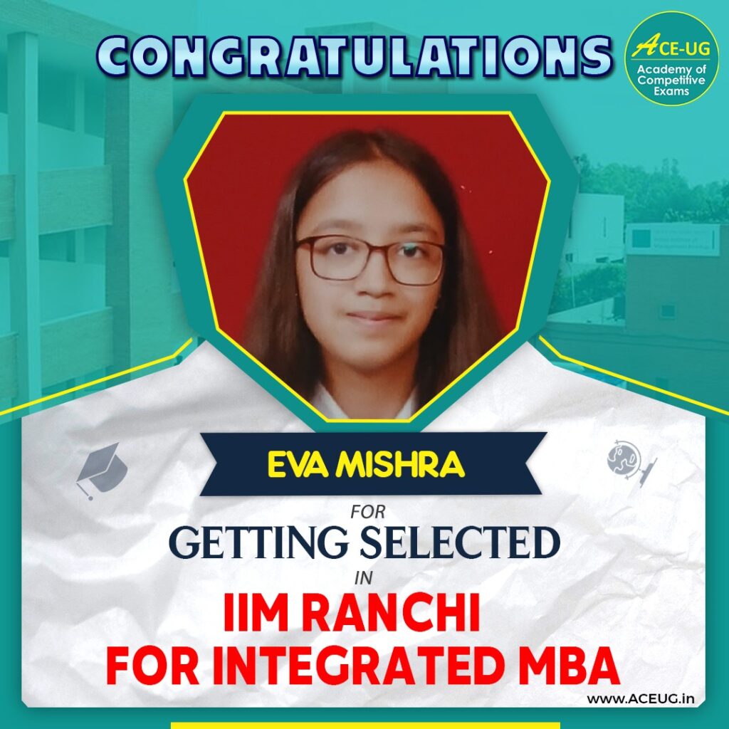 Ace-UG ncet result 2026 Eva Mishra