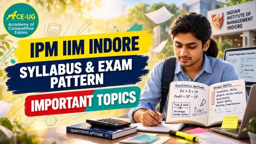 IPM IIM Indore Detailed Analysis of IPM Syllabus, Exam Pattern and Important Topics
